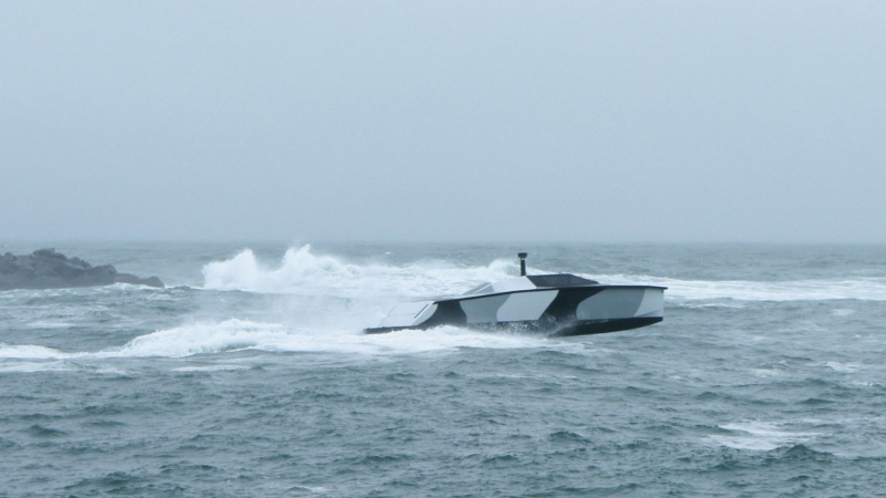 Illustration for article titled US Coasts Could Be Guarded by Unmanned Piranha Drone Boats